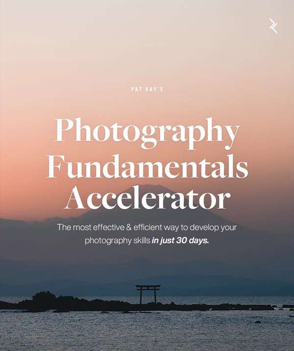 网红摄影师速成课 –摄影基础知识加速器教程-30节课-中英字幕