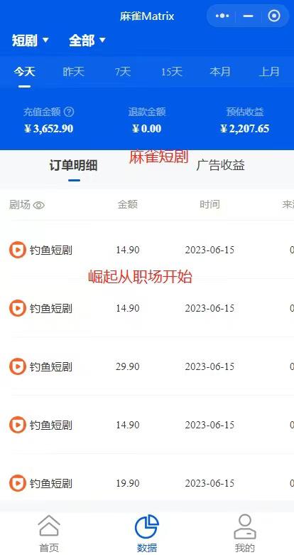 日入过千的最新短剧玩法，适合抖音、快手、B站视频号外面卖一万八