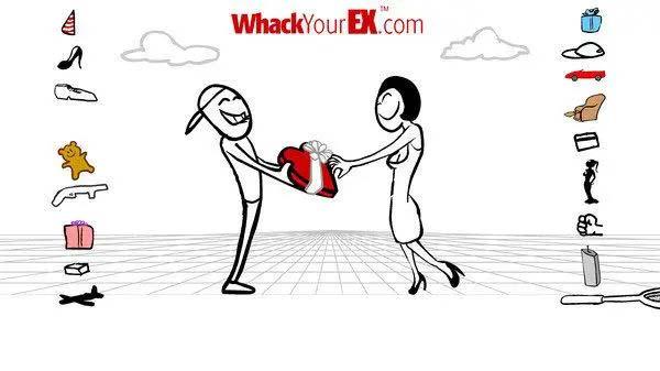 暴打前任弹幕礼物互动整蛊小游戏 (游戏软件+开播教程)抖音最火无人直播玩法