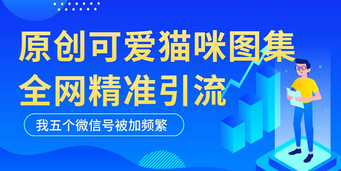 全网精准引流利器：黑科技纯原创可爱猫咪图片【实操5个VX号被加爆】