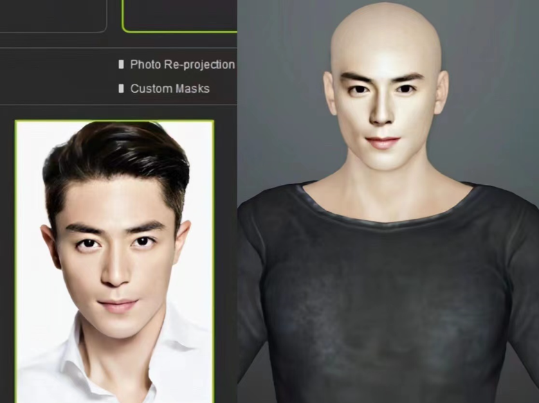 照片生成3d人脸模型软件：虚拟形象主播搭建(app＋教程)