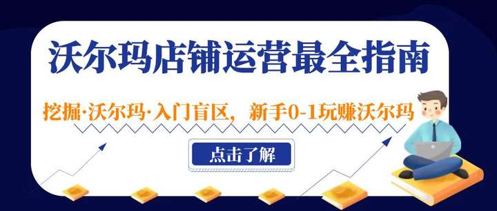 沃尔玛店铺运营课程，全流程讲解教新手0-1玩赚沃尔玛