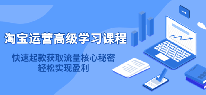 淘宝运营课程：简单有用帮你快速获取流量核心秘密，轻松实现盈利！