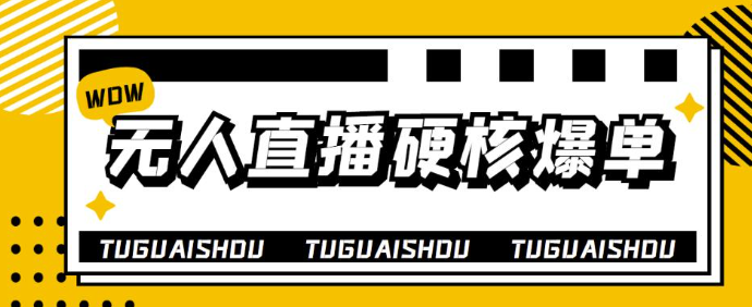 无人直播硬核爆单技术教程：暴利躺赚轻松玩转无人直播