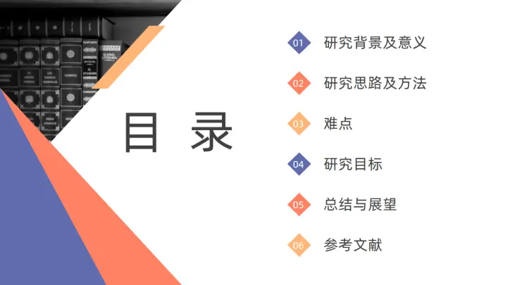 中国风建筑专业答辩ppt模板