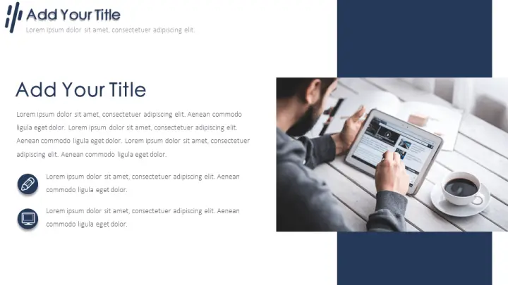 蓝色背景框架完整的毕业论文答辩PPT模板