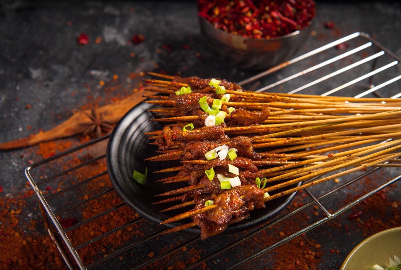 烧烤菜品图片把把串炸串烤串小串照片美团外送高清美食素材