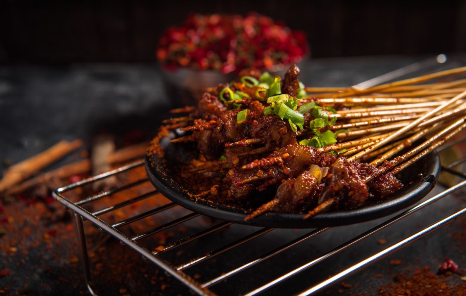 烧烤菜品图片把把串炸串烤串小串照片美团外送高清美食素材