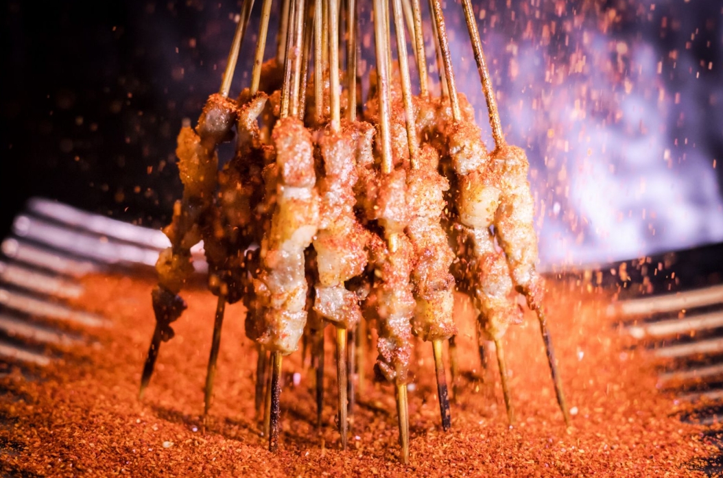 烧烤菜品图片把把串炸串烤串小串照片美团外送高清美食素材