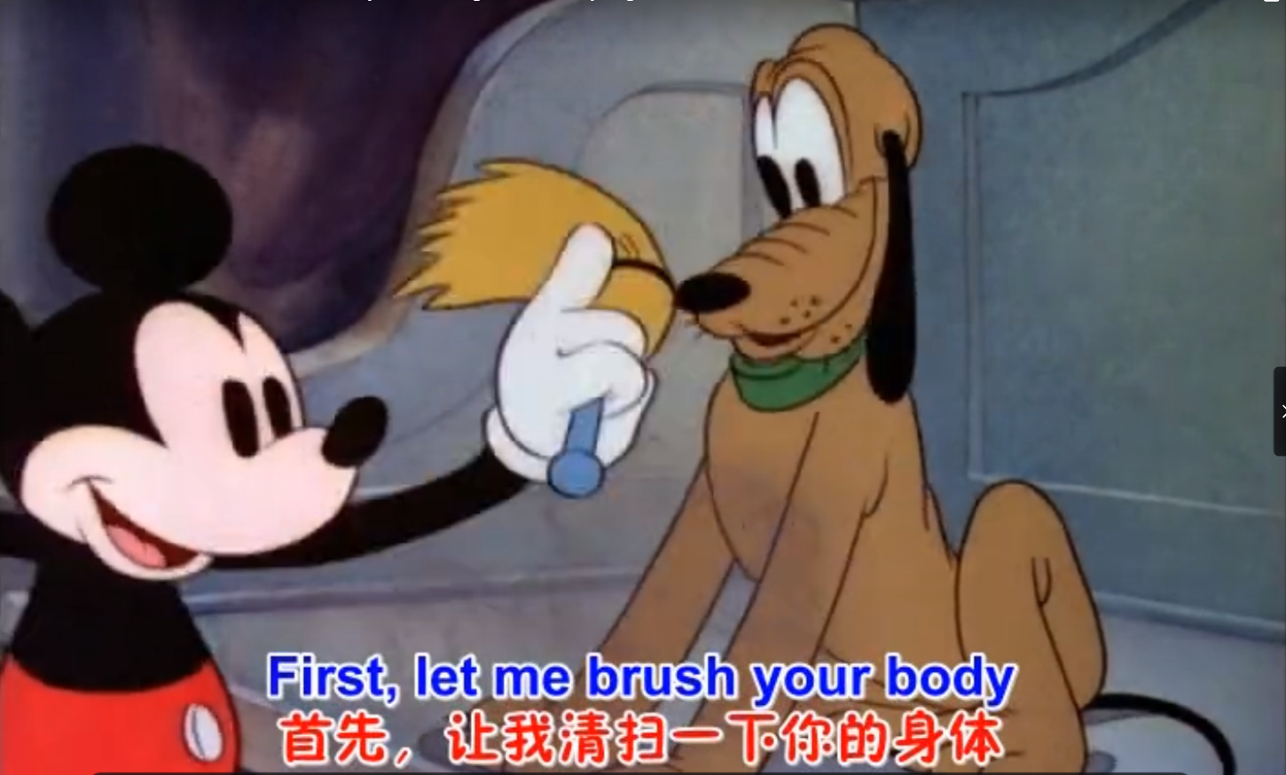 迪士尼启蒙英语.适合2-9岁.儿童英文动画.中英双字幕