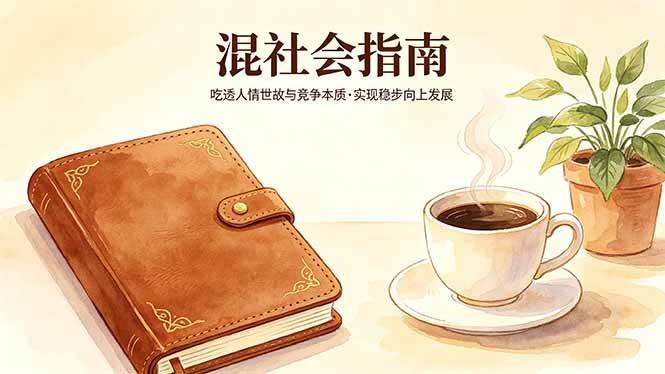 付费文章:混社会指南,吃透人情世故与竞争本质,实现稳步向上发展