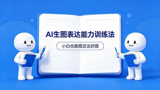 AI生图不是做漂亮图，而是表达能力。这套方法让小白也能稳定出好图