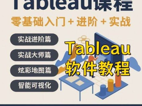 Tableau软件教学视频教程-Tableau数据分析视频教程 数据透视可视化入门到精通在线课程【电商热销758】