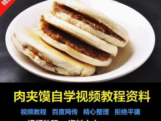 老潼关肉夹馍视频教程秘制卤肉料调料配方腊汁肉夹馍技术小吃配方【电商热销612】