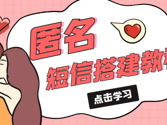 匿名短信项目【网站源码+网站搭建视频教程】冷门月入过万的项目