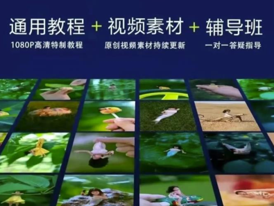 视频制作视频通用教程+视频素材+辅导班