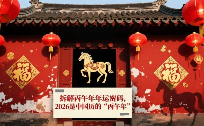 付费文章：拆解丙午年年运密码，2026是中国历的“丙午年”