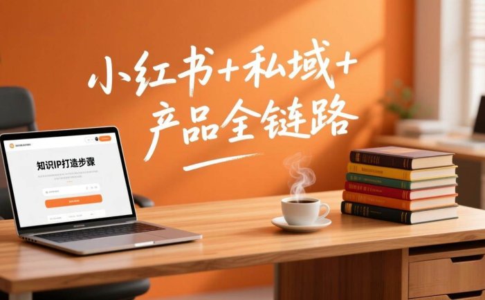 个人IP系统变现课2026，小红书+私域+产品全链路，手把手教你打造年入百万的知识IP