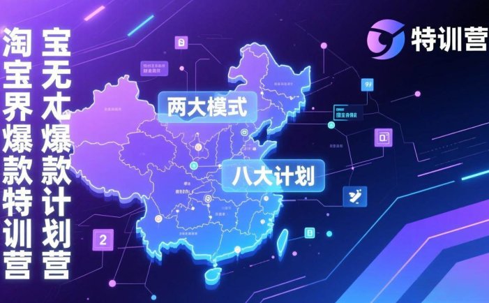 淘宝无界爆款训练营：2026年1月杭州线下高端集训课，3天构建两大模式八大计划体系