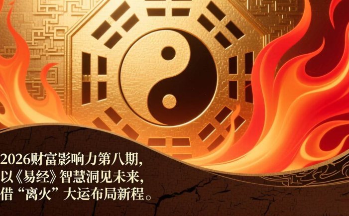 2026财富影响力第八期，以《易经》智慧洞见未来，借“离火”大运布局新程