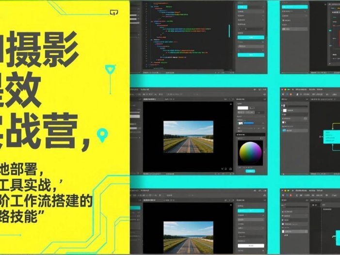 AI+摄影提效实战营，从本地部署，主流工具实战，到高阶工作流搭建的全链路技能