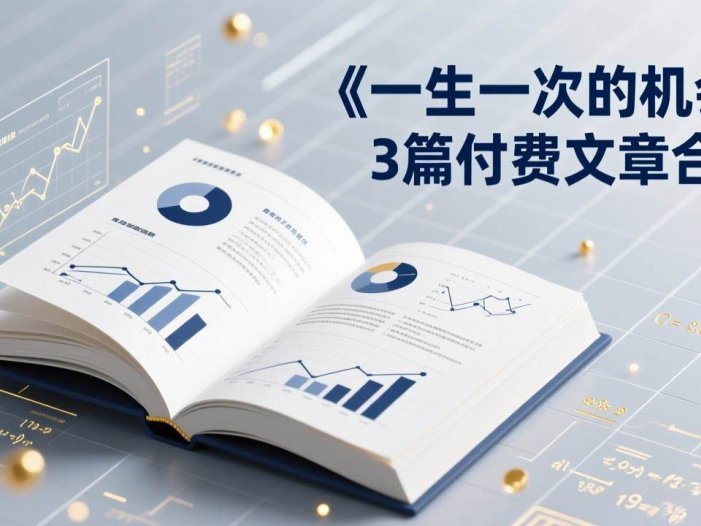 付费文章合集《一生一次的机会》3篇，一个系统性、一次性、独家性的透剧
