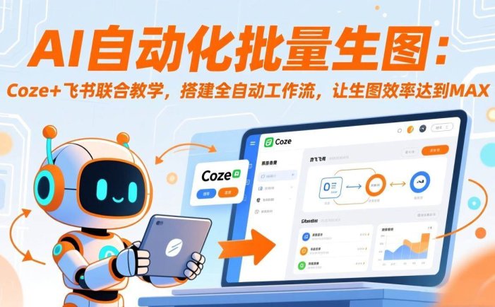 AI自动化批量生图：Coze+飞书联合教学，搭建全自动工作流，让生图效率达到MAX