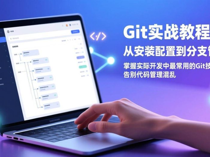 Git实战教程：从安装配置到分支管理，掌握实际开发中最常用的Git技能，告别代码管理混乱