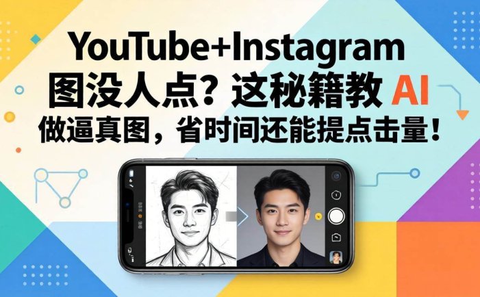 YouTube+Instagram 图没人点？这秘籍教 AI 做逼真图，省时间还能提点击量