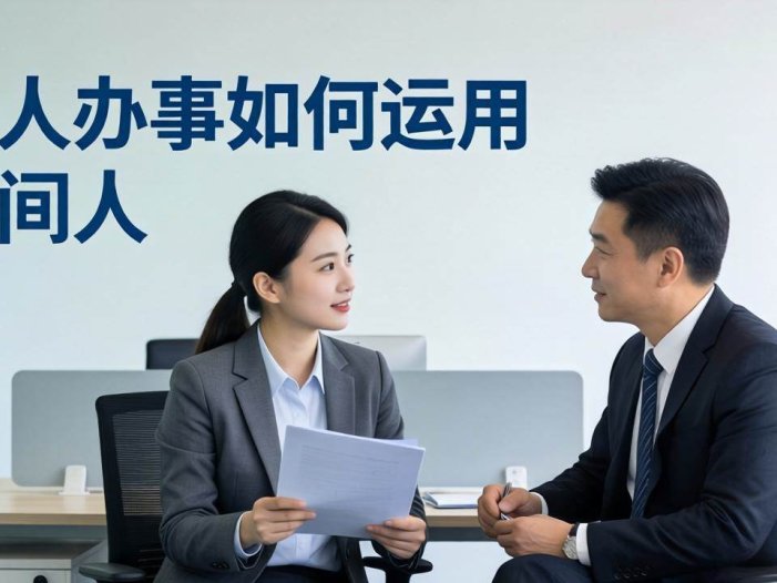 付费文章：托人办事如何运用中间人？