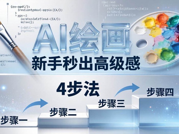 AI绘画入门别再硬磕了！即梦4步法：万能提示词公式+BRTR框架，新手秒出高级感